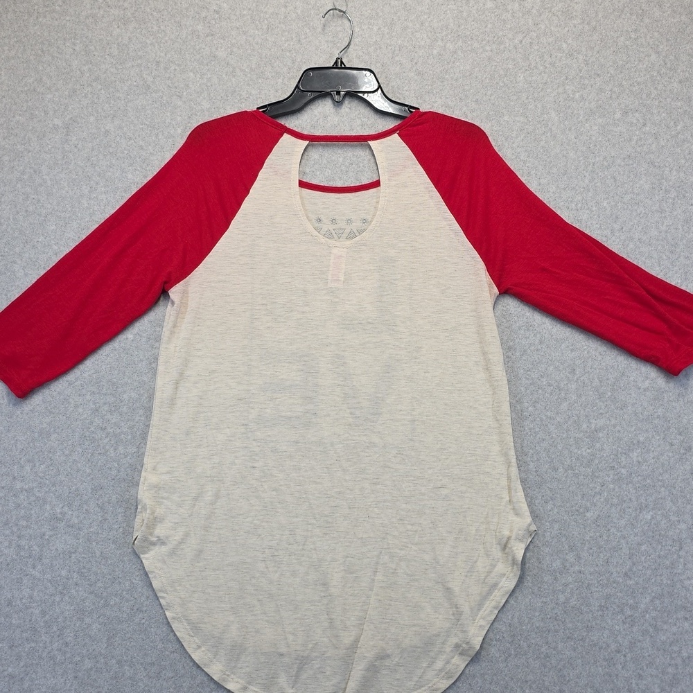 No Boundaries love long sleeve tshirt with keyhole back size L (11-13) - Picture 8 of 11